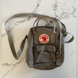 Fjallraven Crossbody Backpack Gray